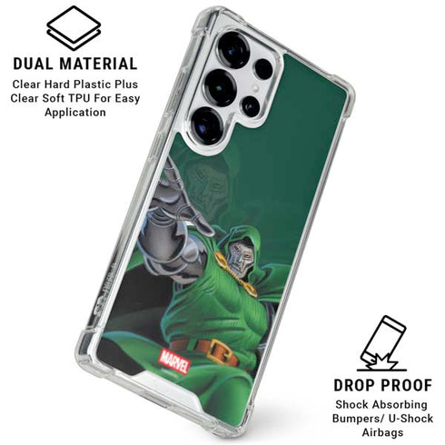Marvel Dr. Doom Lord Doom Galaxy S25 Ultra Clear Case